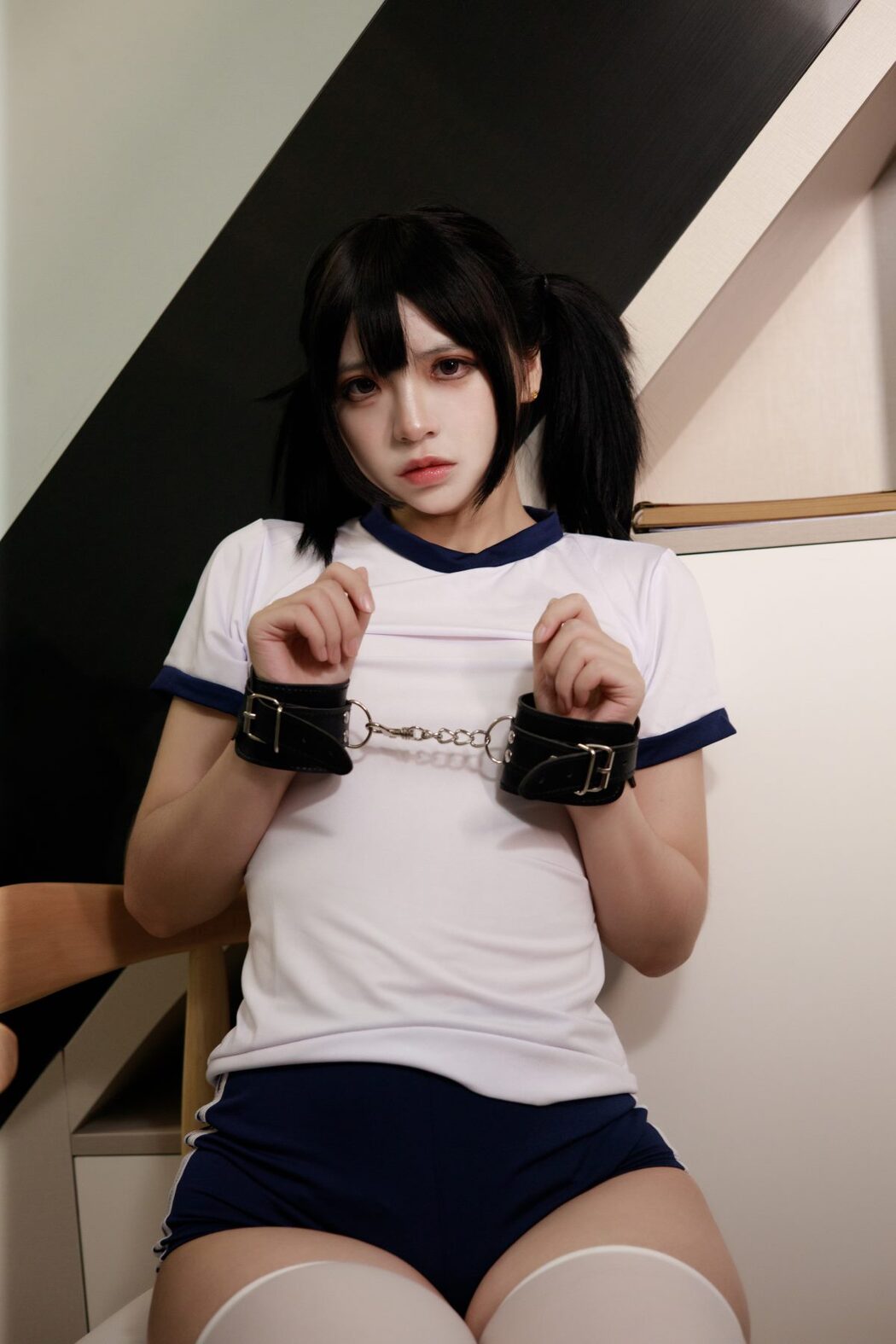 Coser@疯猫ss vol.083 白色情人节福袋 体操服