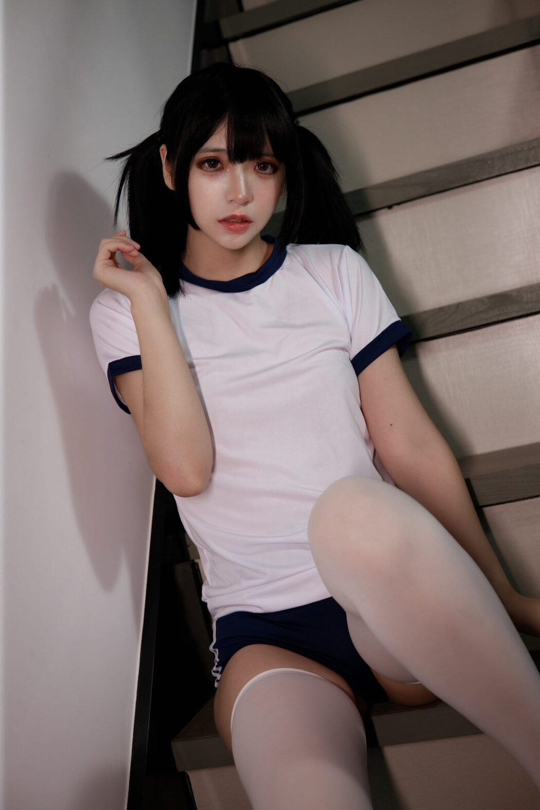 Coser@疯猫ss vol.083 白色情人节福袋 体操服