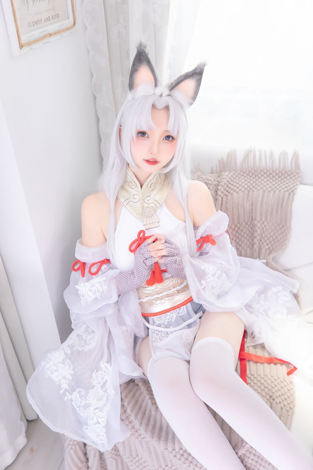 Coser@神楽坂真冬 Vol.085 白丝胡桃 Cover Photo