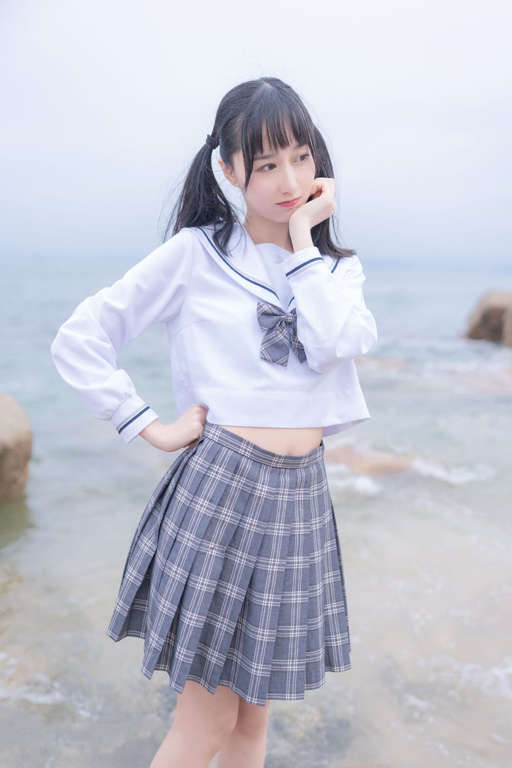Coser@木绵绵OwO Vol.040 海边JK