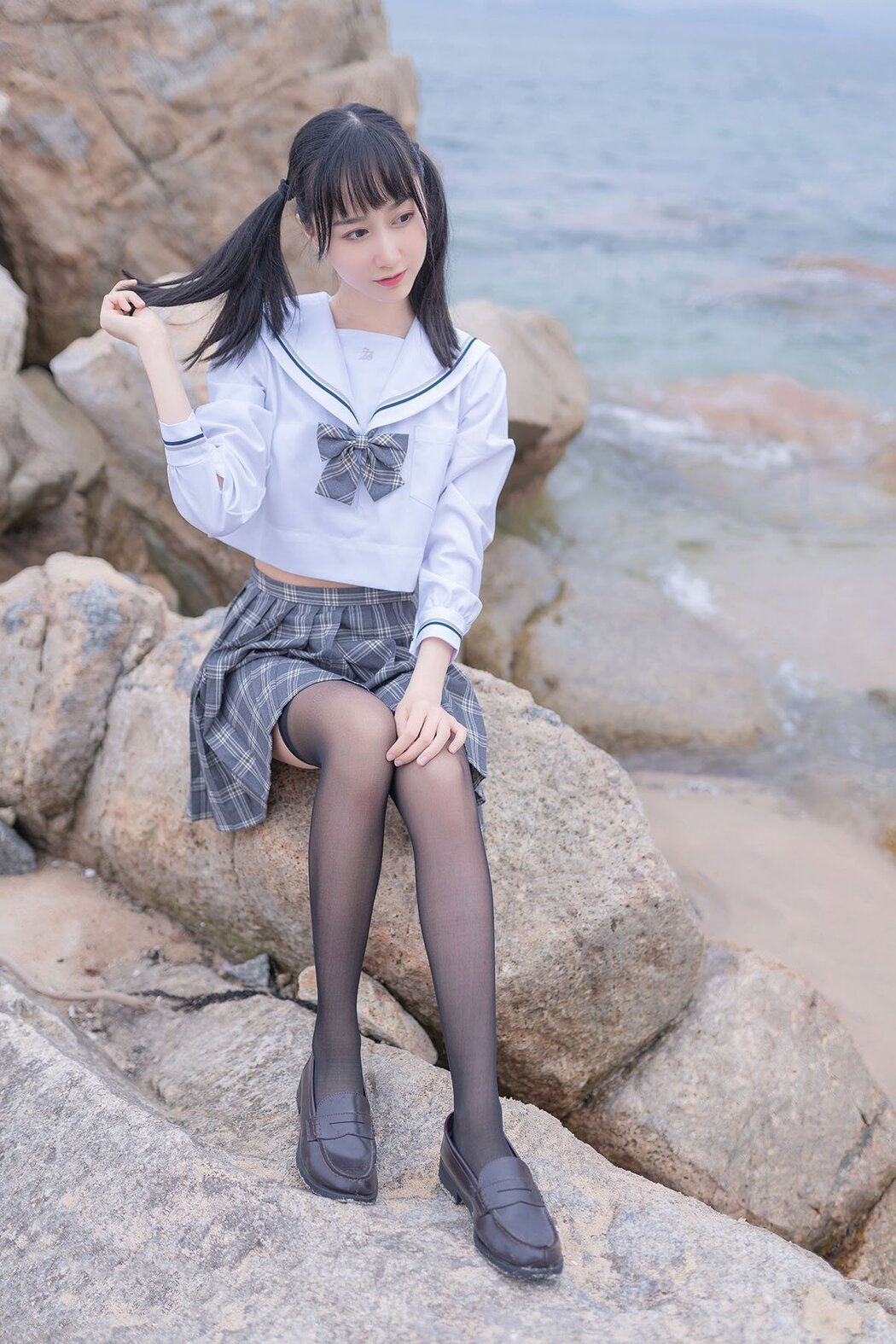 Coser@木绵绵OwO Vol.040 海边JK Cover Photo