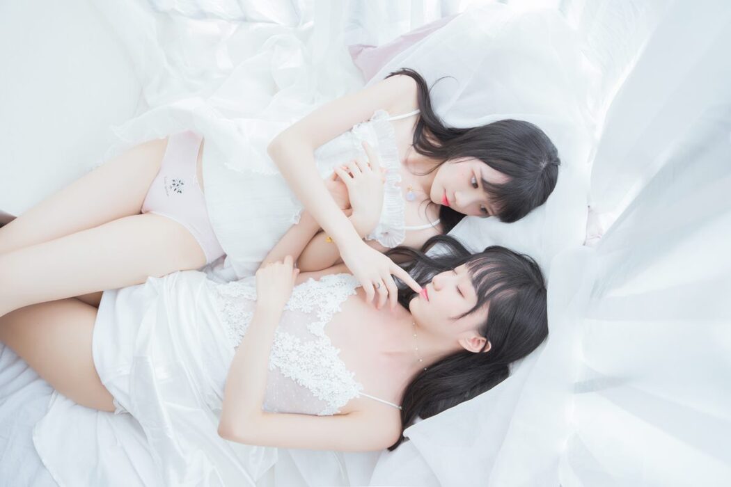 Coser@木绵绵OwO Vol.023 朝 白裙 and 白裙