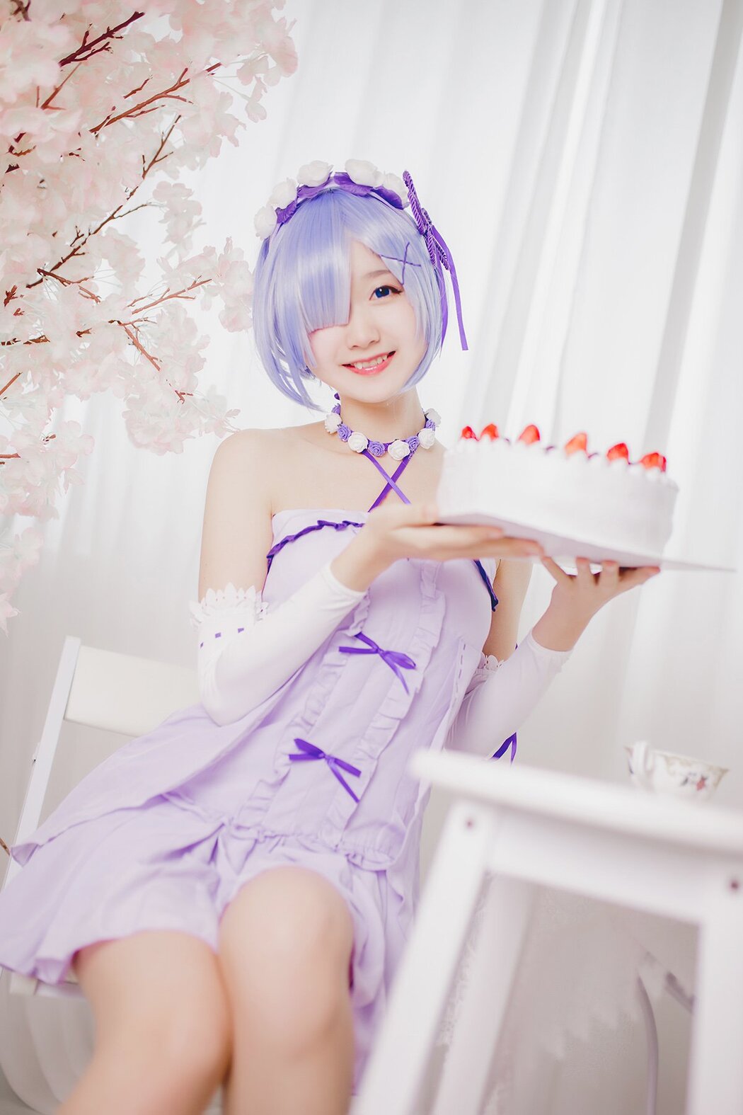 Coser@木绵绵OwO Vol.028 雷姆生日 Cover Photo