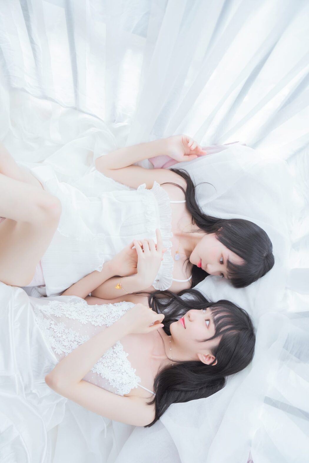 Coser@木绵绵OwO Vol.023 朝 白裙 and 白裙