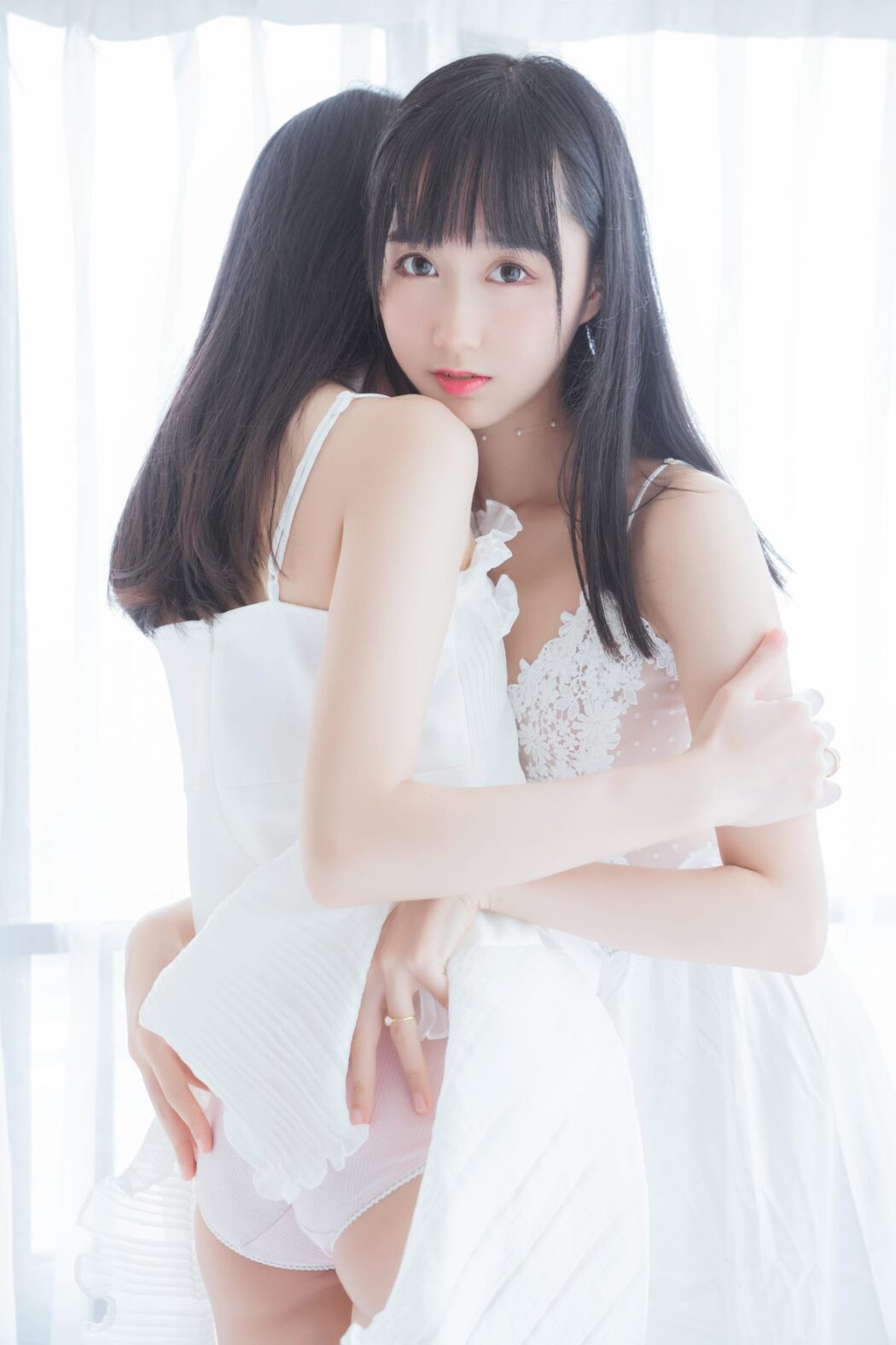 Coser@木绵绵OwO Vol.023 朝 白裙 and 白裙