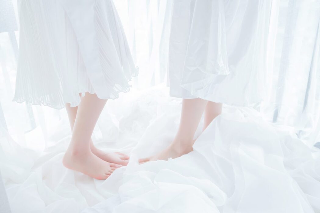 Coser@木绵绵OwO Vol.023 朝 白裙 and 白裙