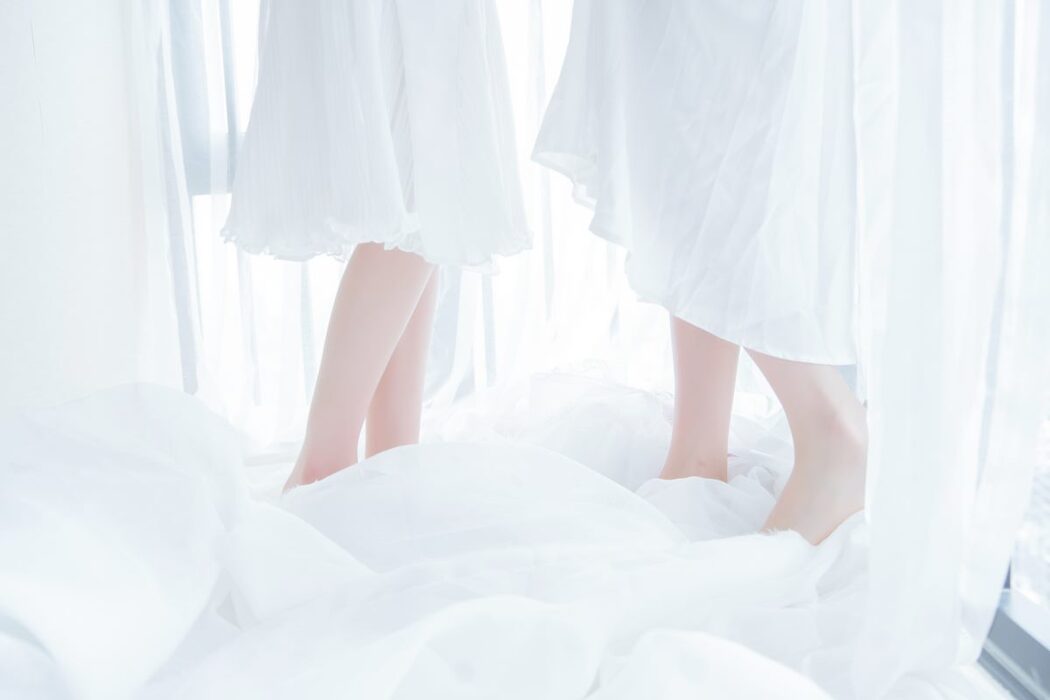 Coser@木绵绵OwO Vol.023 朝 白裙 and 白裙