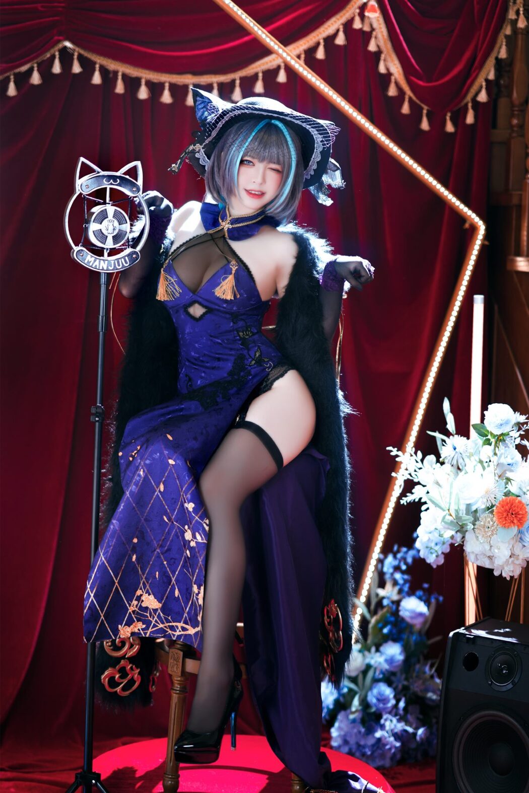 Coser@半半子 Vol.027 柴郡旗袍