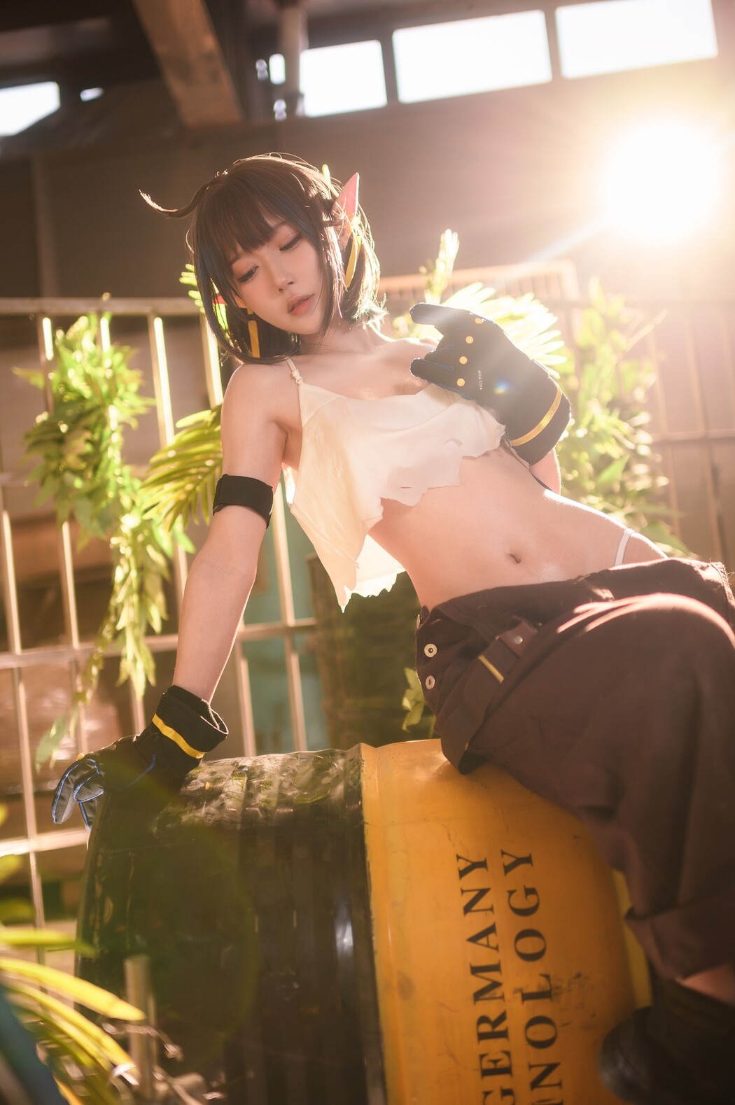 Coser@阿包也是兔娘 Vol.050 06月舰长 明日方舟 森蚺