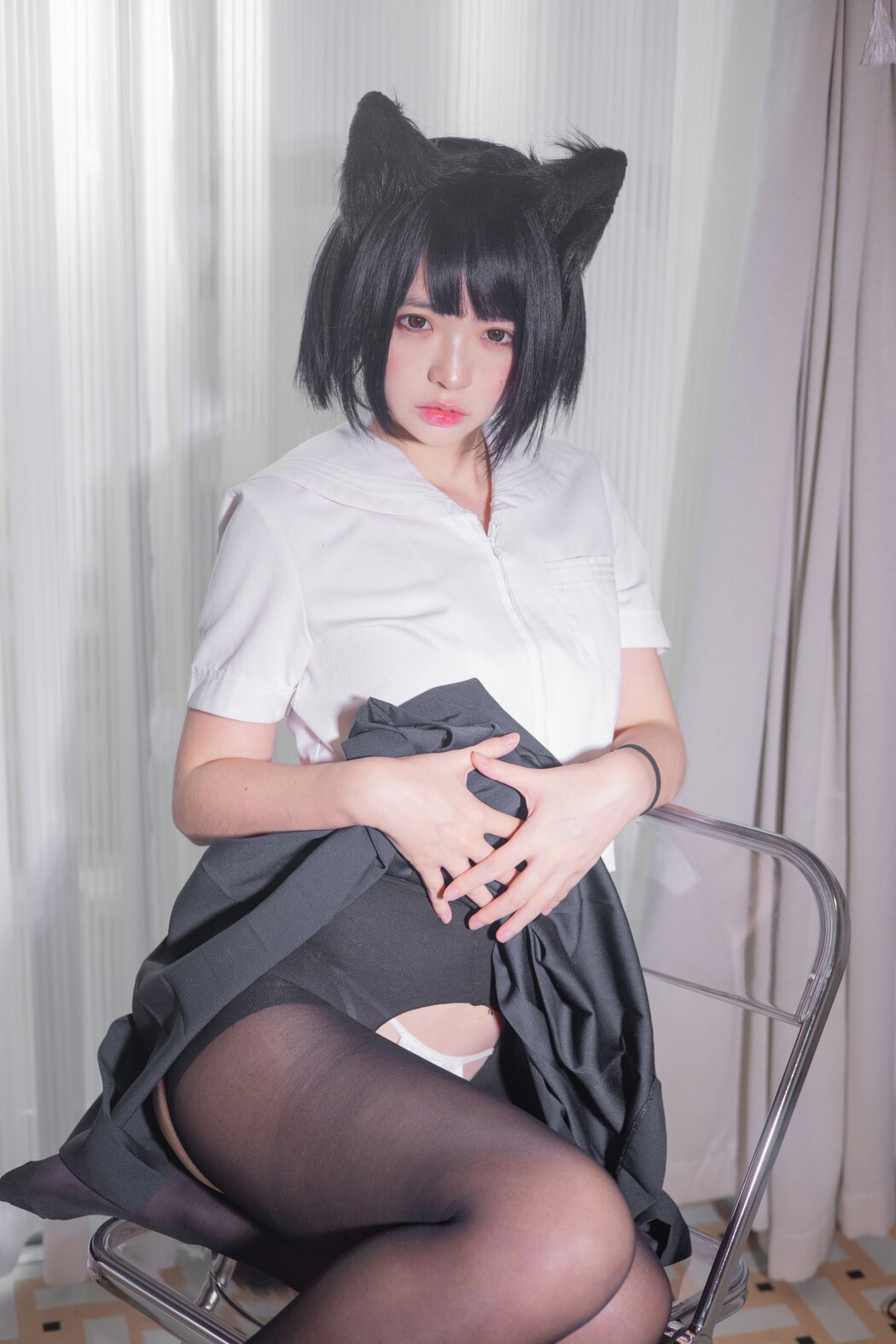 Coser@疯猫ss Vol.087 2022夏日限定B本 制服本