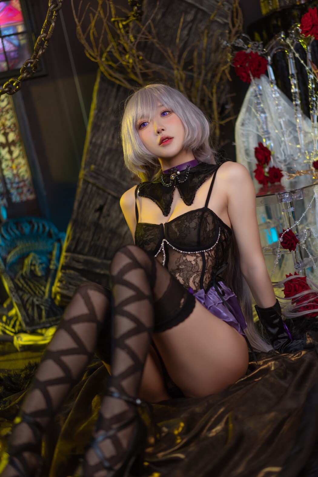 Coser@阿包也是兔娘 Vol.042 午夜瞌睡魔女