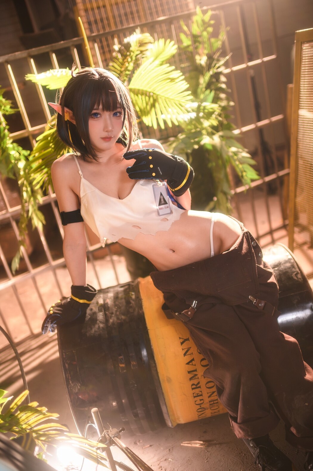 Coser@阿包也是兔娘 Vol.050 06月舰长 明日方舟 森蚺