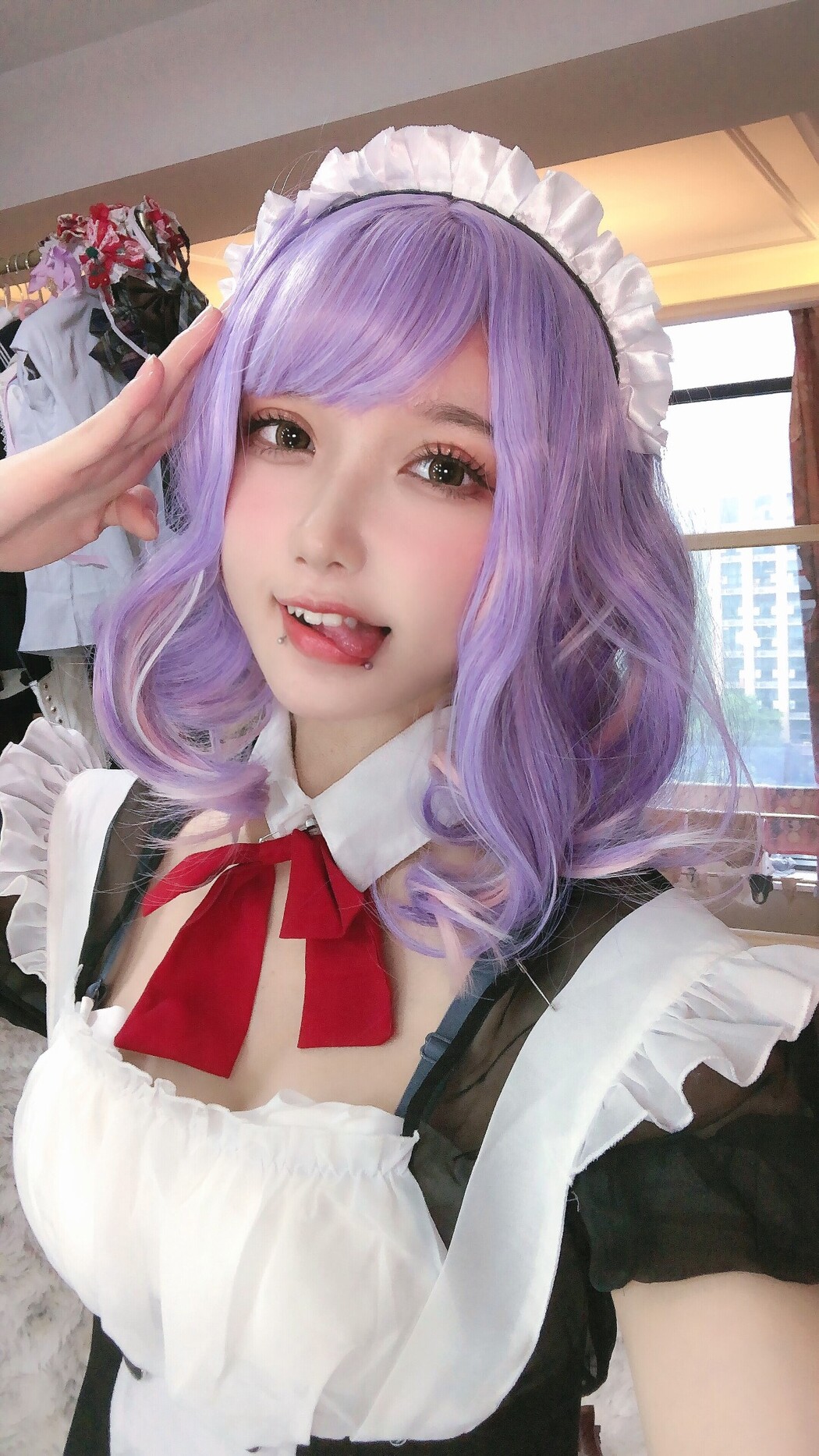 Coser@阿包也是兔娘 Vol.043 自拍女仆