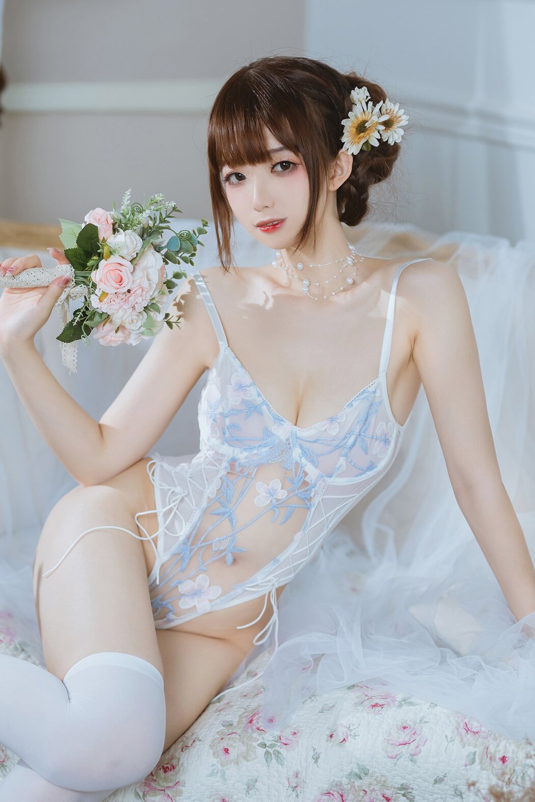 Coser@封疆疆v Vol.013 纯欲连体衣 Cover Photo