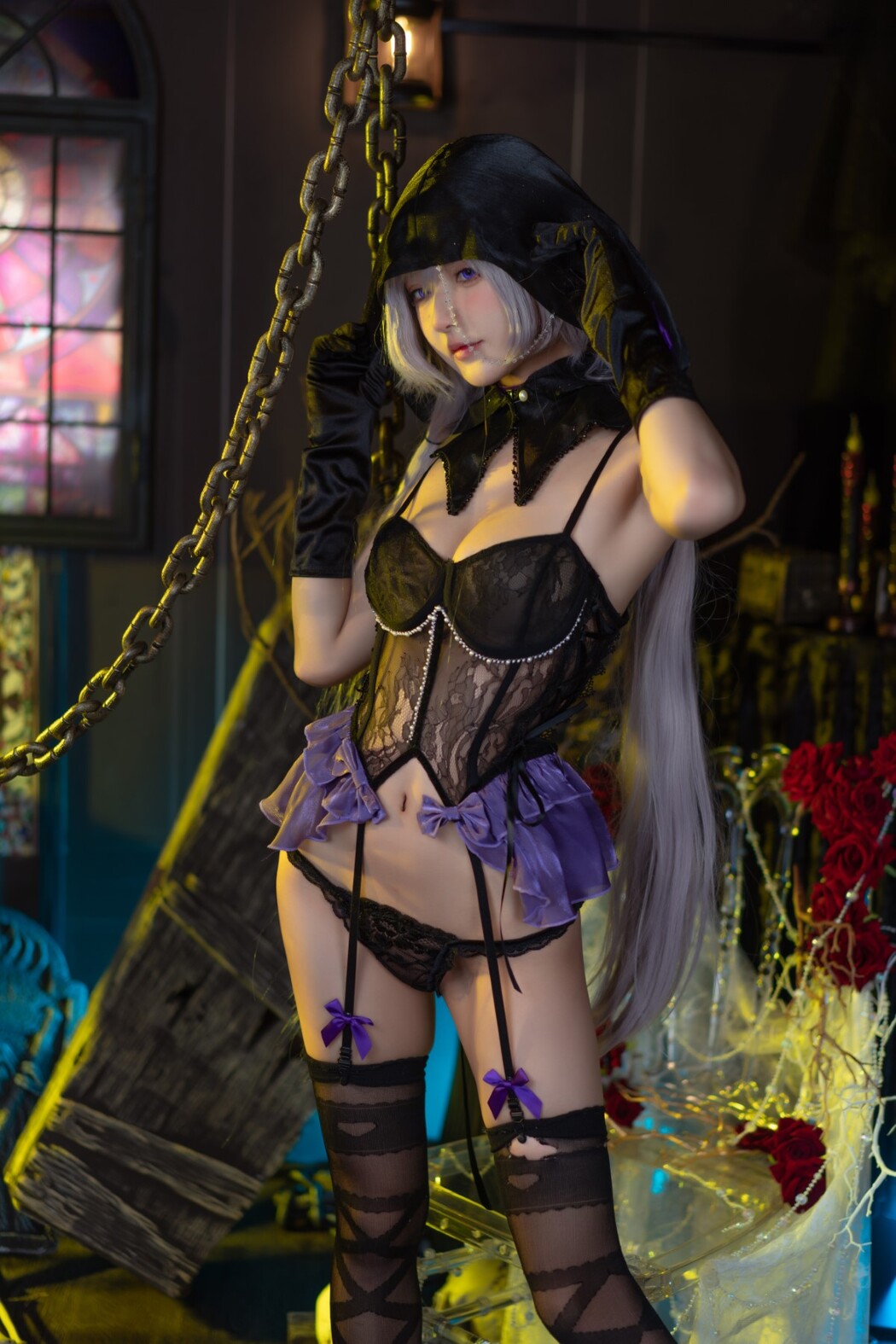 Coser@阿包也是兔娘 Vol.042 午夜瞌睡魔女