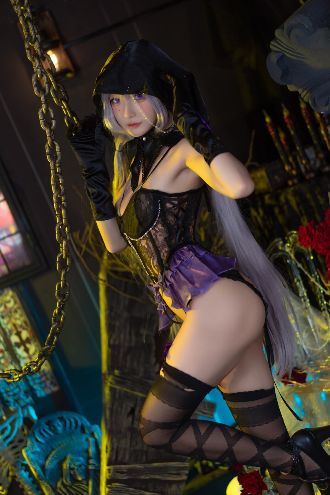 Coser@阿包也是兔娘 Vol.042 午夜瞌睡魔女