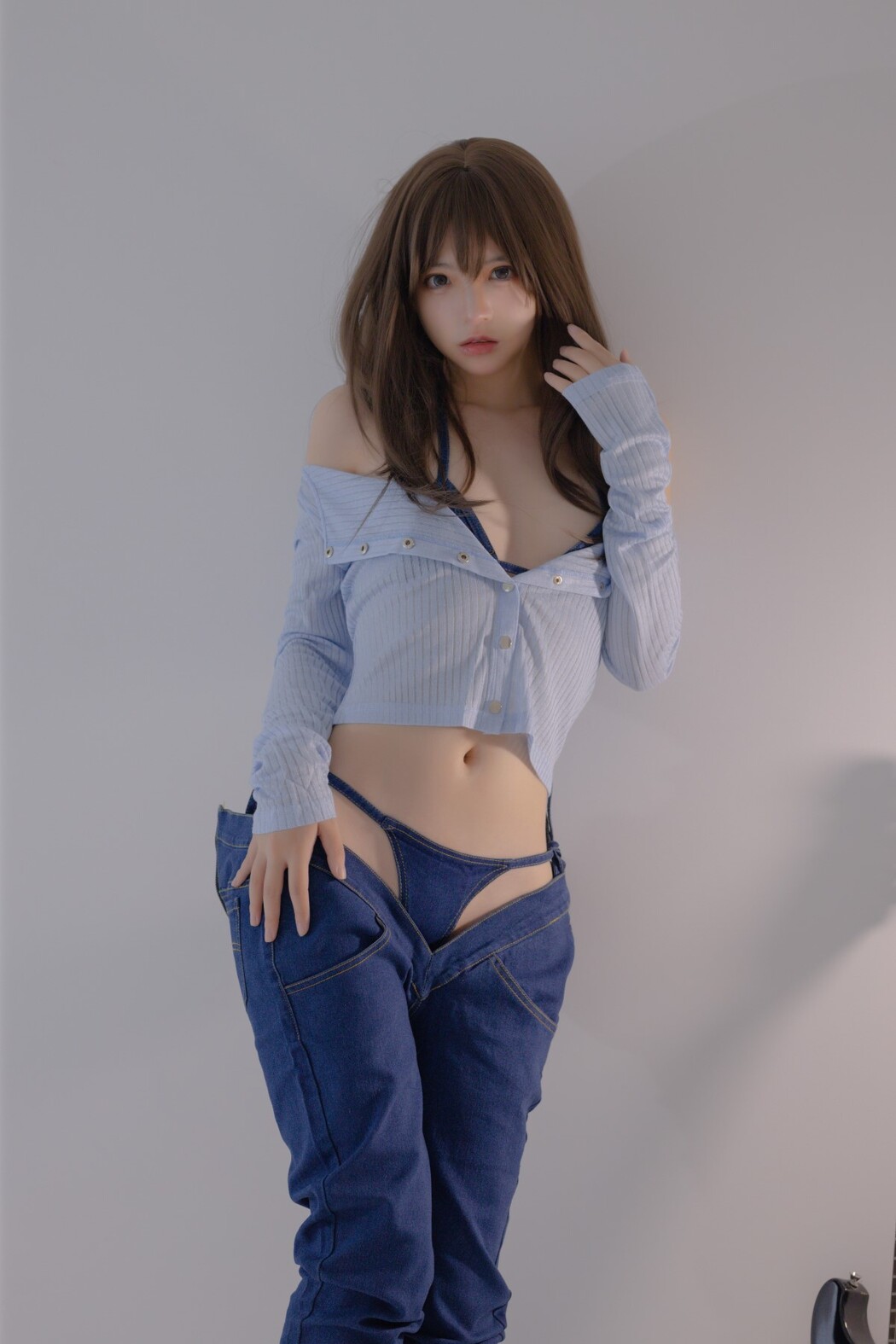 Coser@疯猫ss Vol.100 2022夏日限定A本 吉他妹妹 牛仔裤