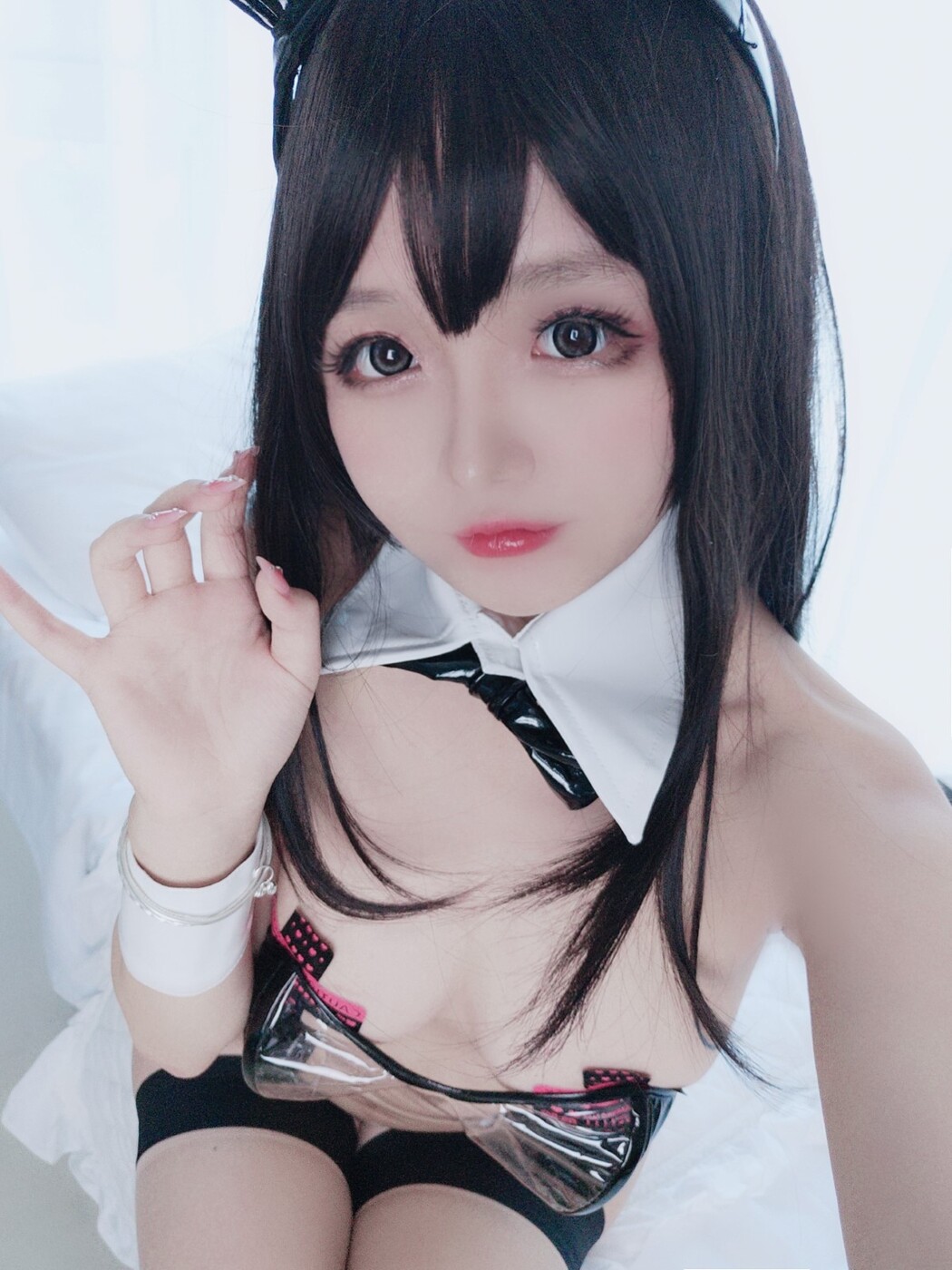 Coser@日奈娇 Vol.047 透明兔女郎