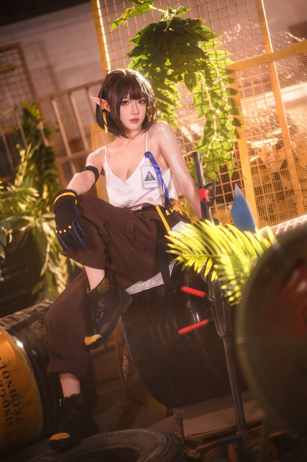 Coser@阿包也是兔娘 Vol.050 06月舰长 明日方舟 森蚺