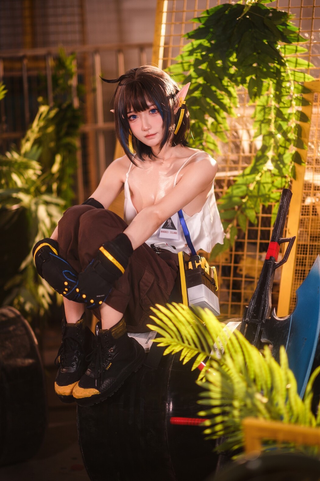 Coser@阿包也是兔娘 Vol.050 06月舰长 明日方舟 森蚺