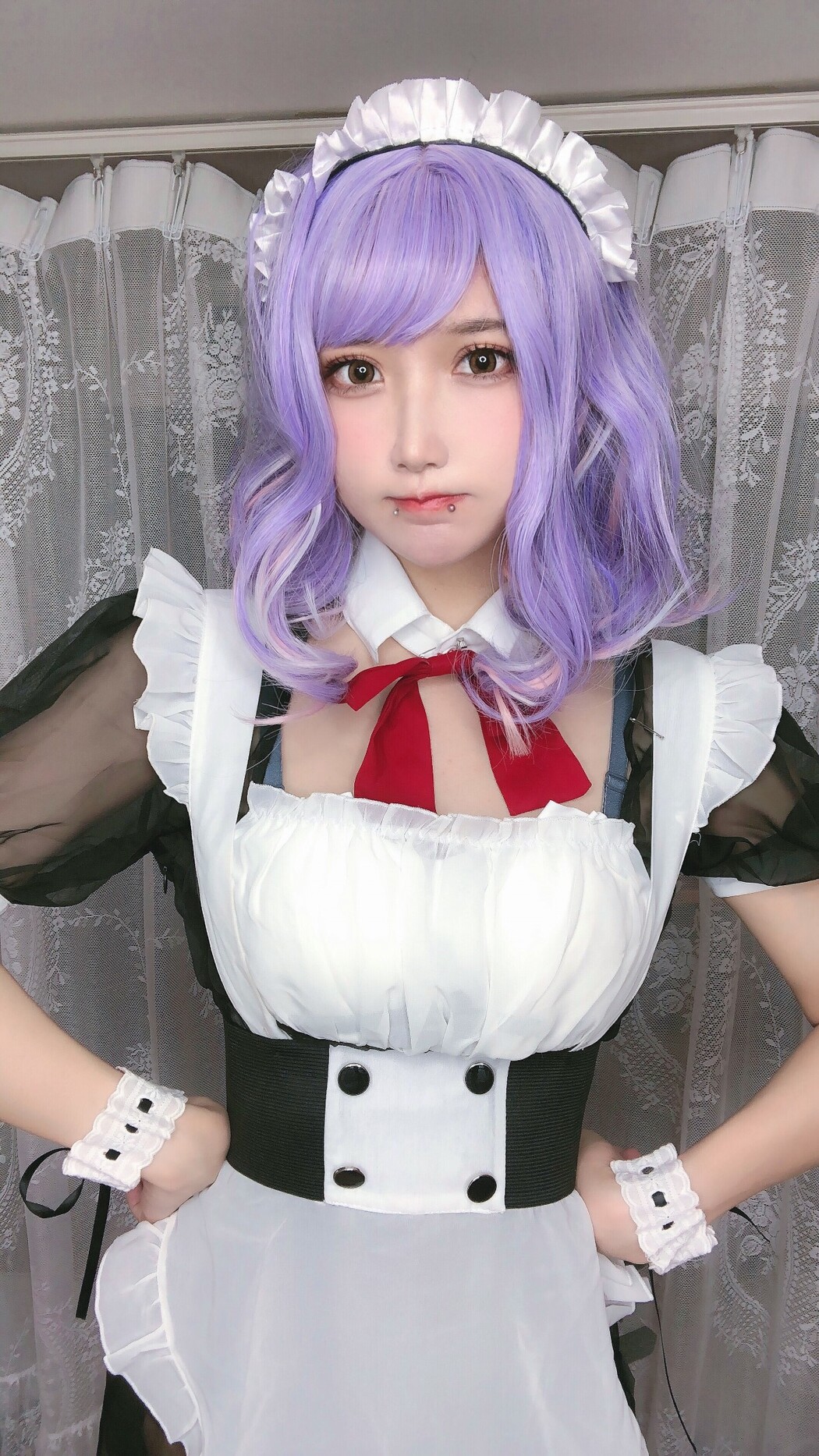 Coser@阿包也是兔娘 Vol.043 自拍女仆