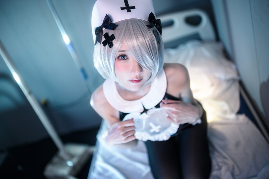 Coser@阿包也是兔娘 Vol.047 3月舰长图包 阿包护士