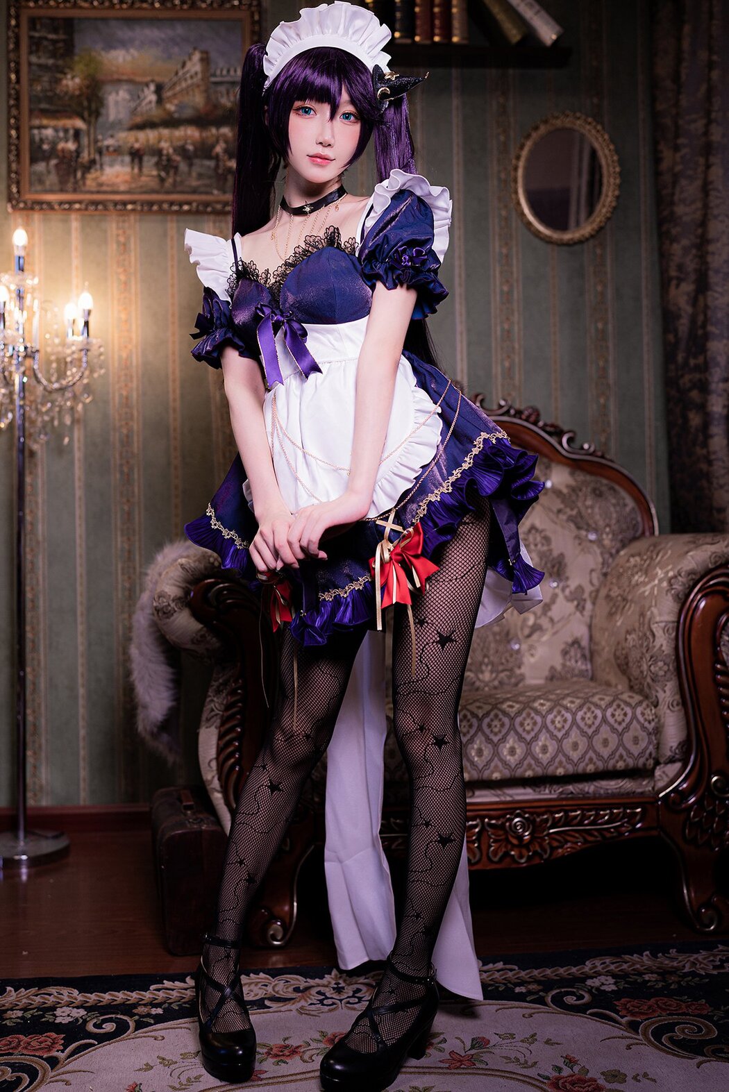 Coser@阿包也是兔娘 Vol.041 莫娜女仆 Cover Photo