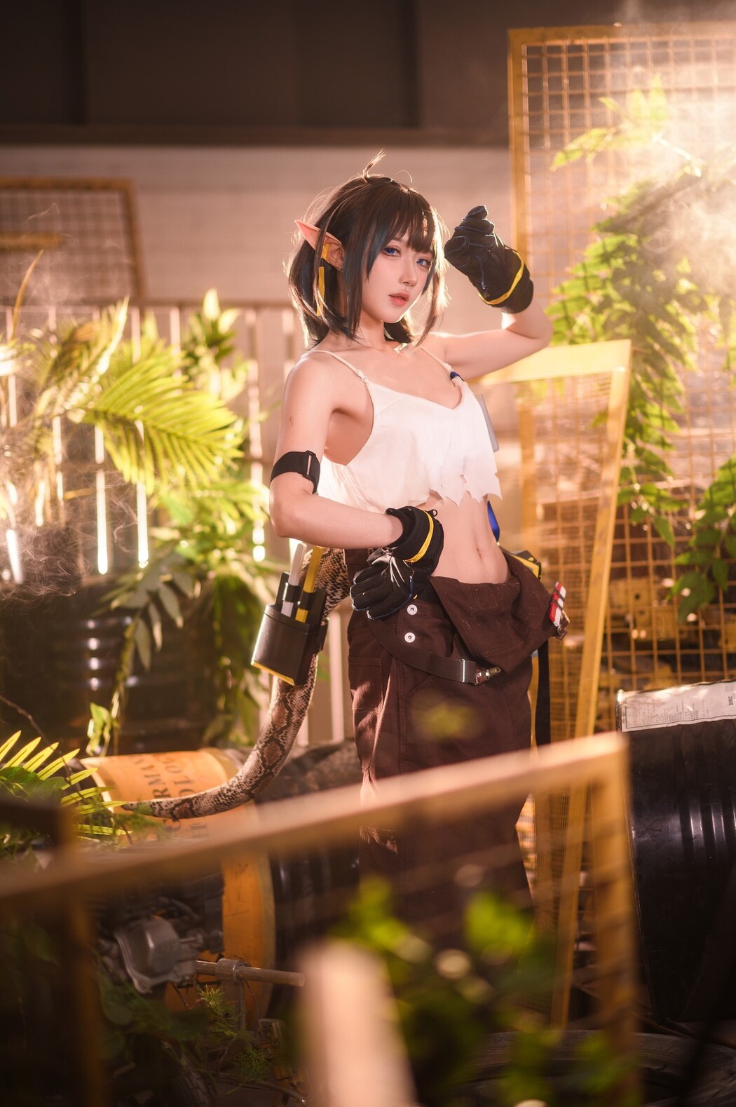 Coser@阿包也是兔娘 Vol.050 06月舰长 明日方舟 森蚺