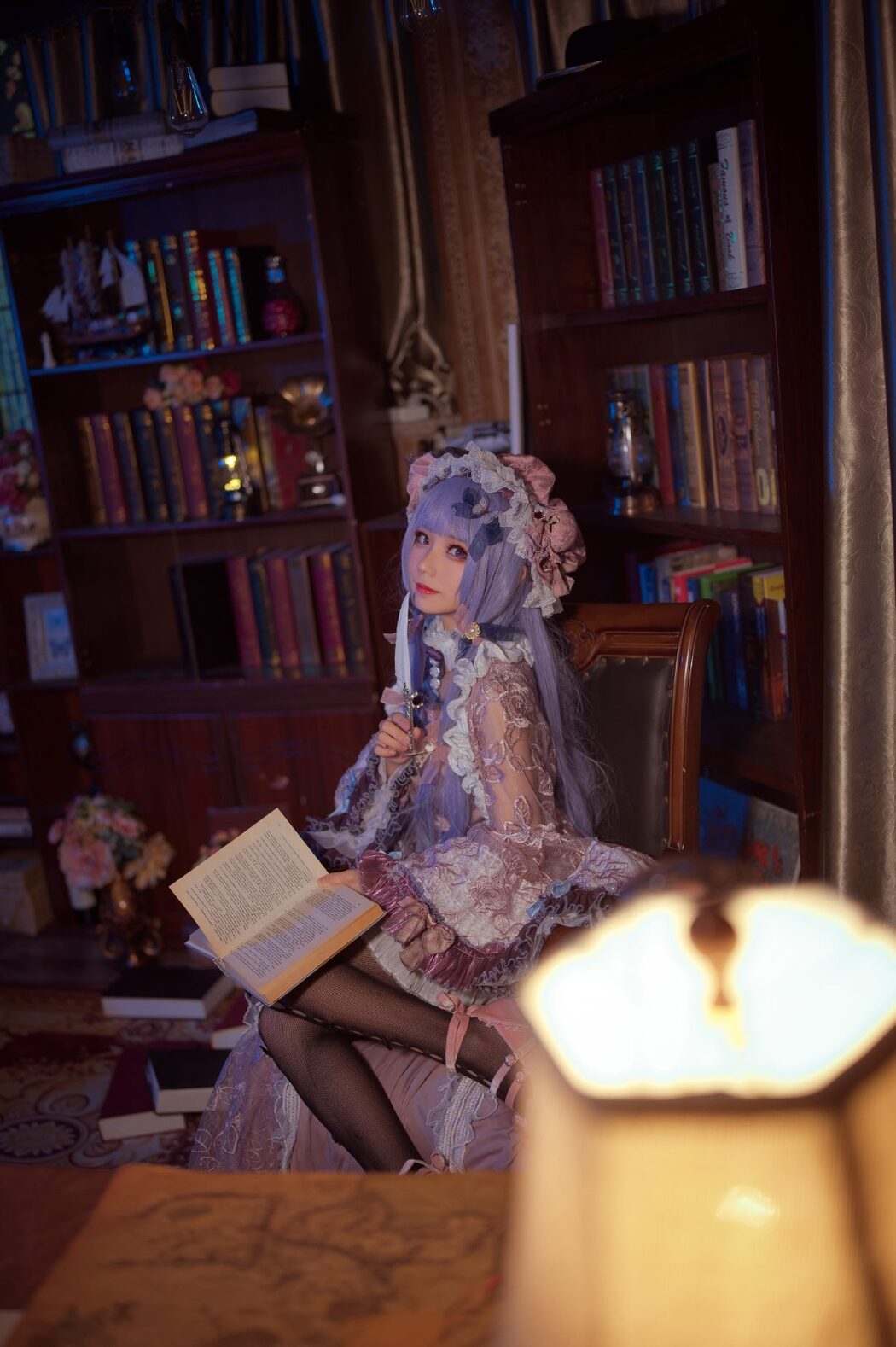 Coser@花柒Hana Vol.010 帕秋莉睡衣