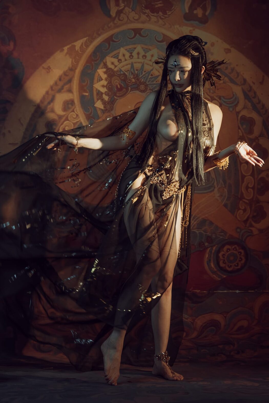 Coser@秋和柯基 Vol.059 黑敦煌