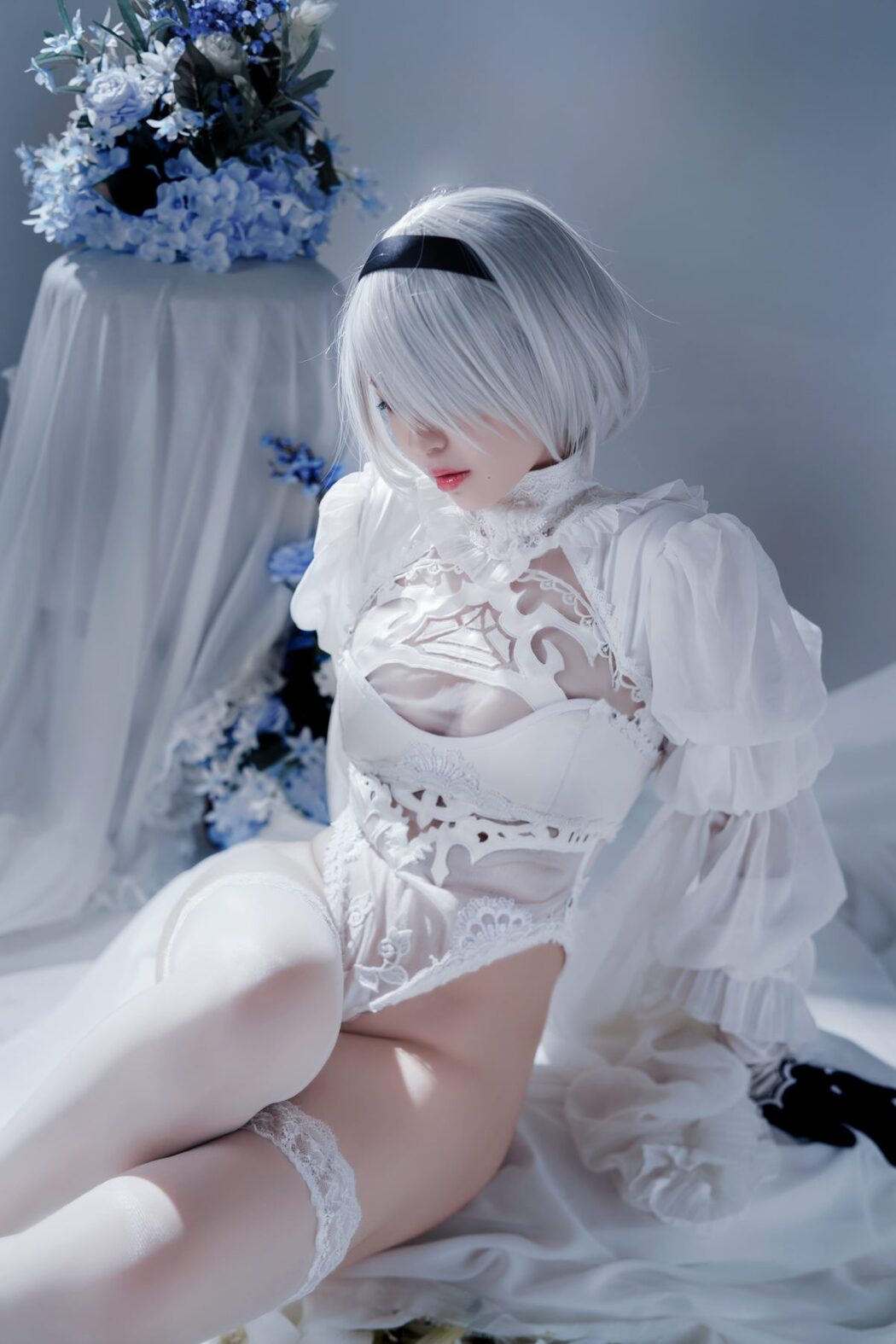 Coser@半半子 Vol.030 Automataヨルハ二号B型 白いドレス