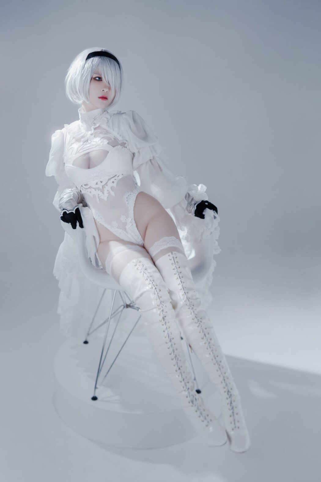 Coser@半半子 Vol.030 Automataヨルハ二号B型 白いドレス