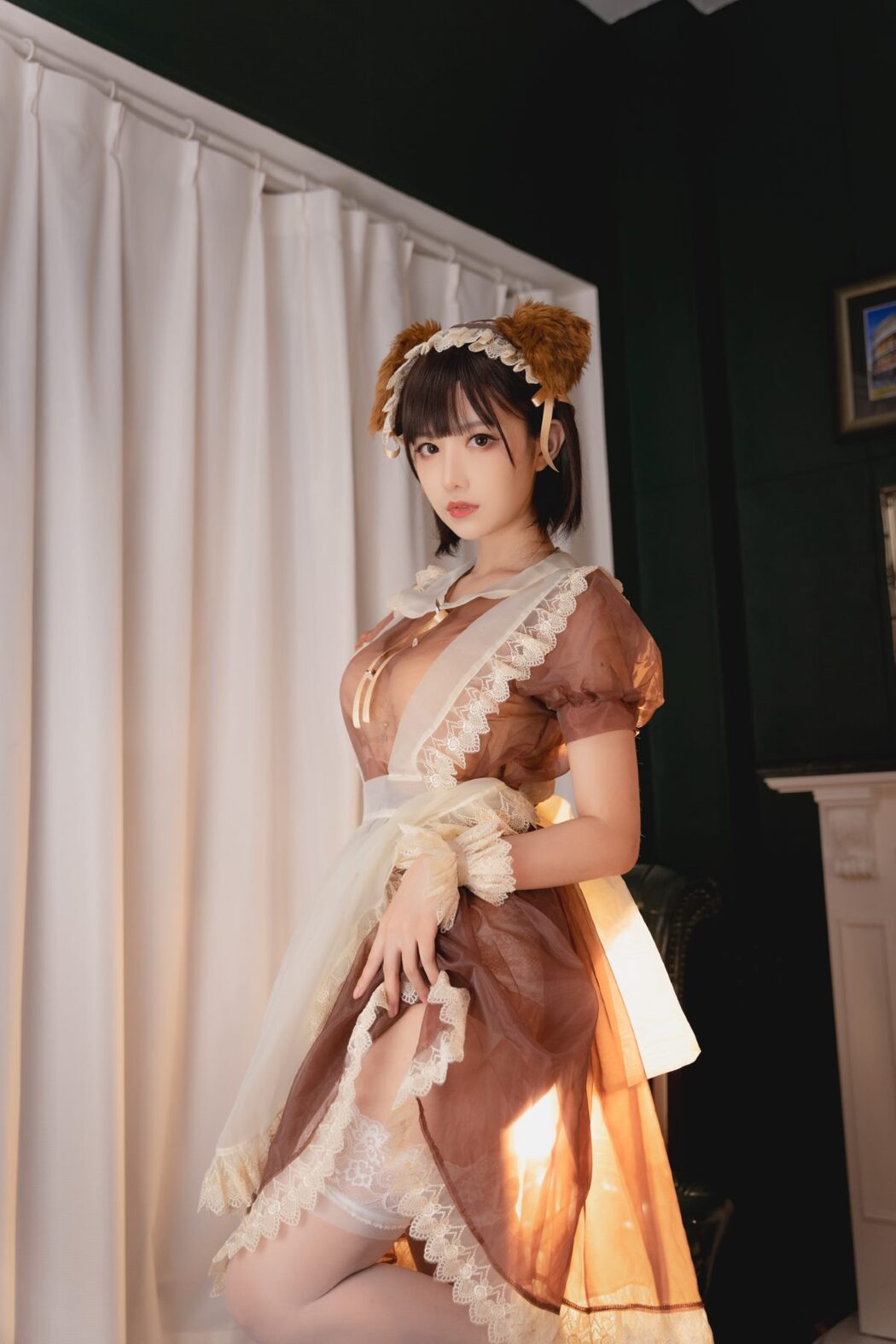 Coser@Shika小鹿鹿 Vol.076 透明女仆