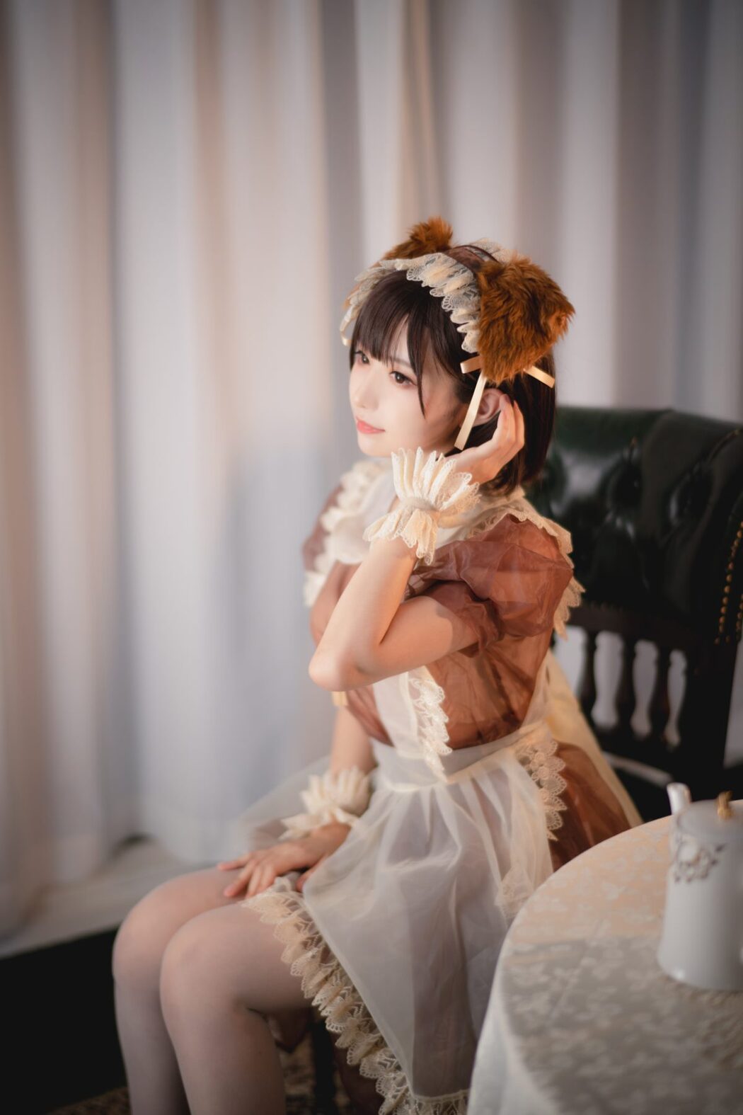 Coser@Shika小鹿鹿 Vol.076 透明女仆