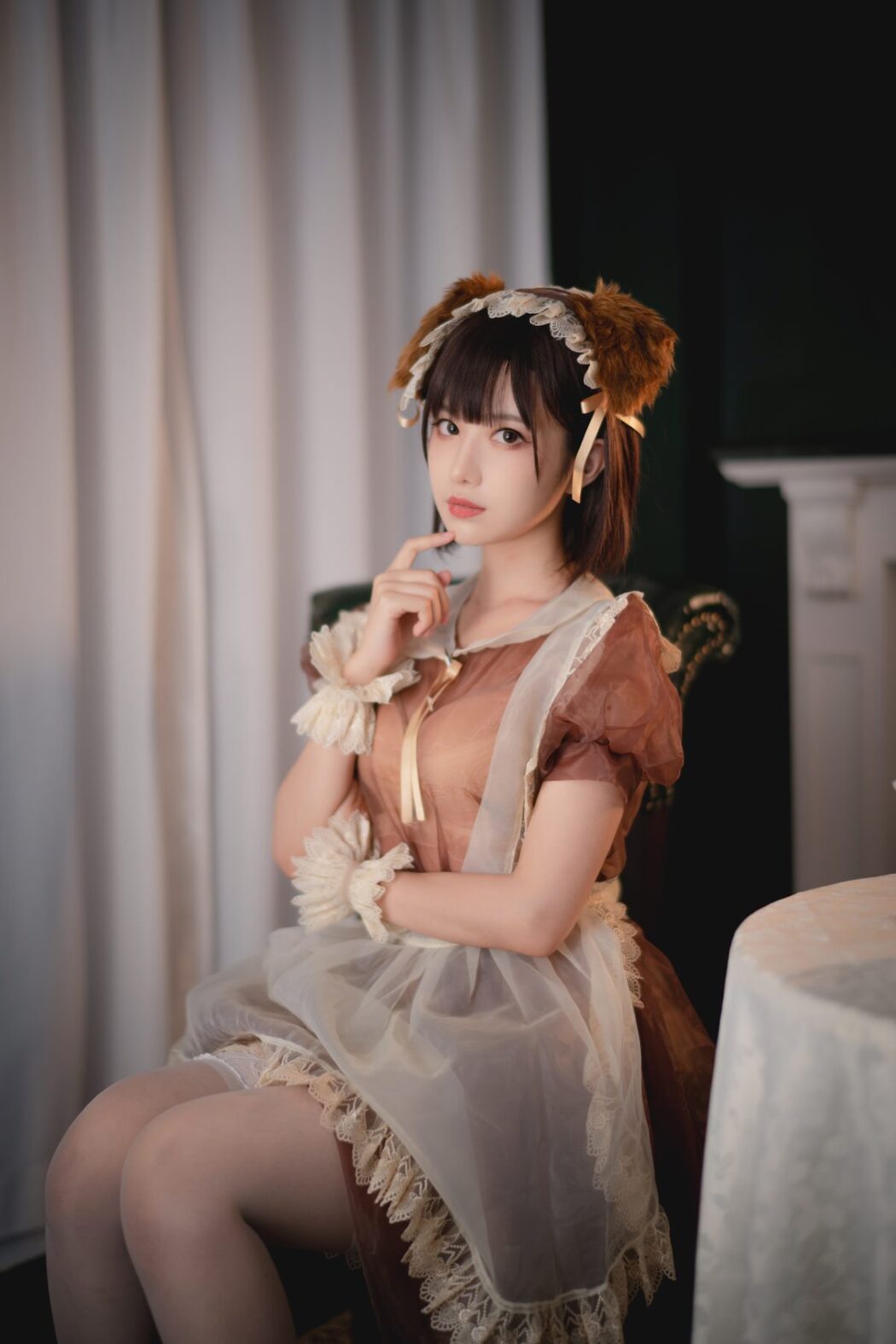 Coser@Shika小鹿鹿 Vol.076 透明女仆