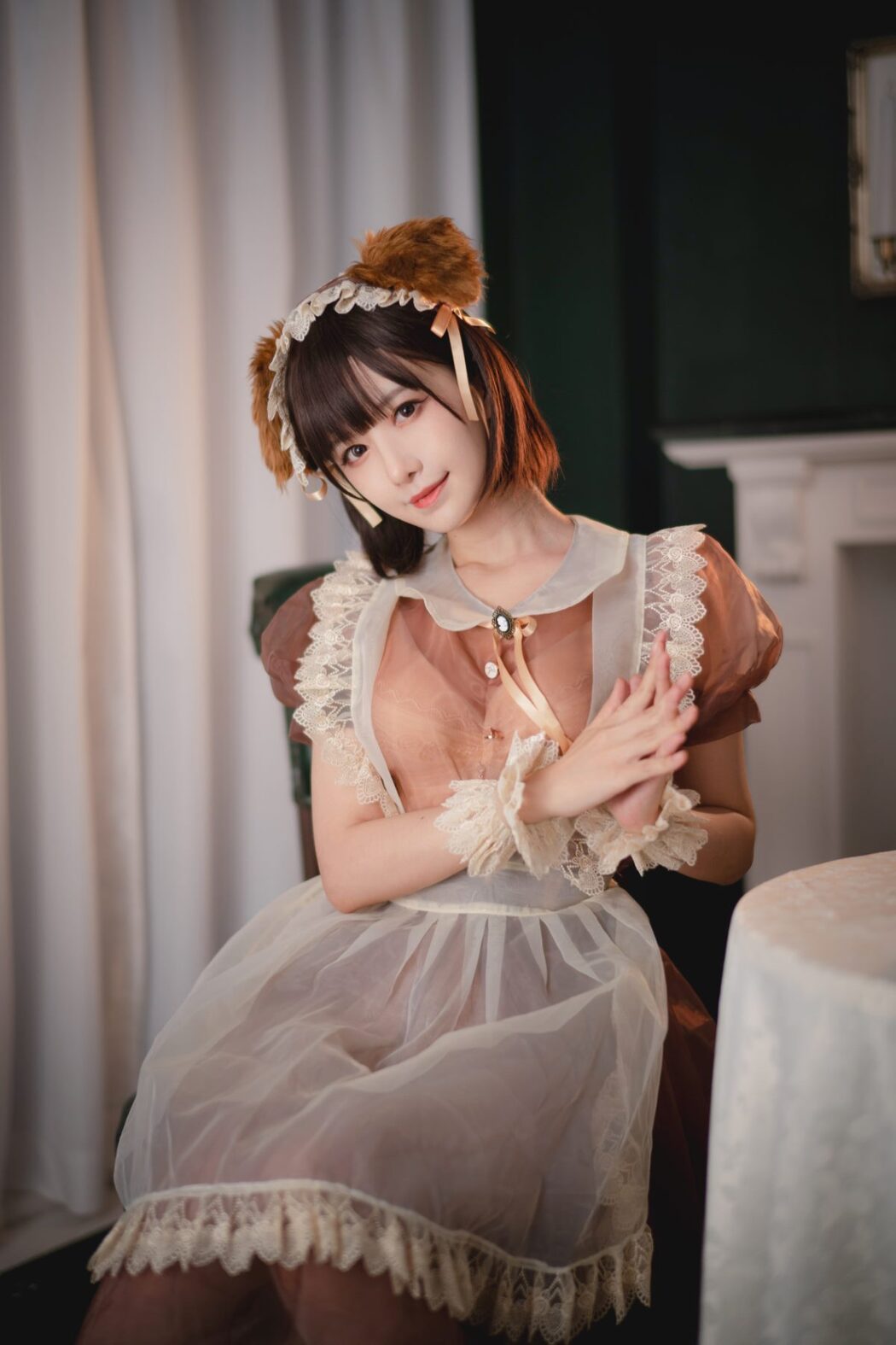 Coser@Shika小鹿鹿 Vol.076 透明女仆