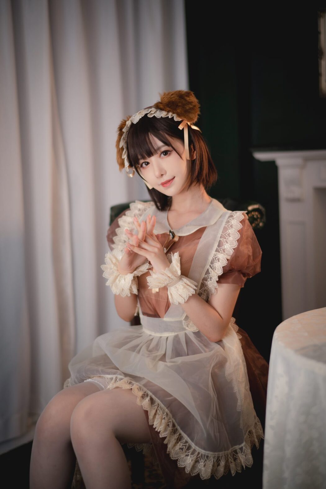 Coser@Shika小鹿鹿 Vol.076 透明女仆