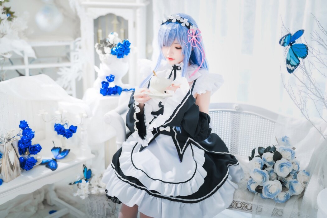 Coser@桜桃喵 Vol.125 长发蕾姆01