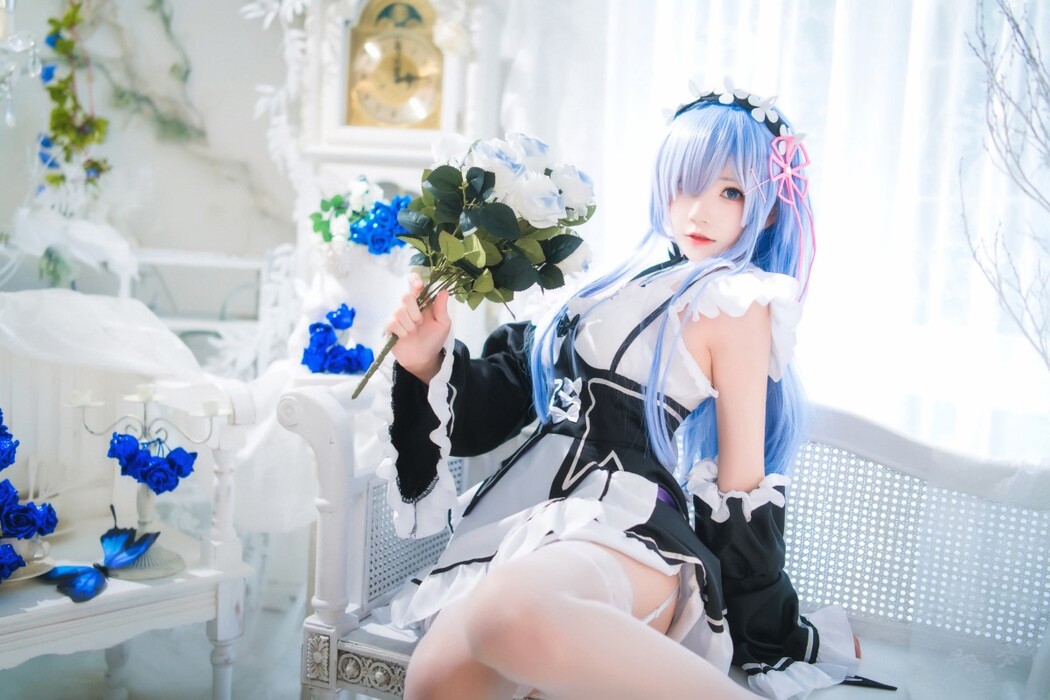 Coser@桜桃喵 Vol.125 长发蕾姆01