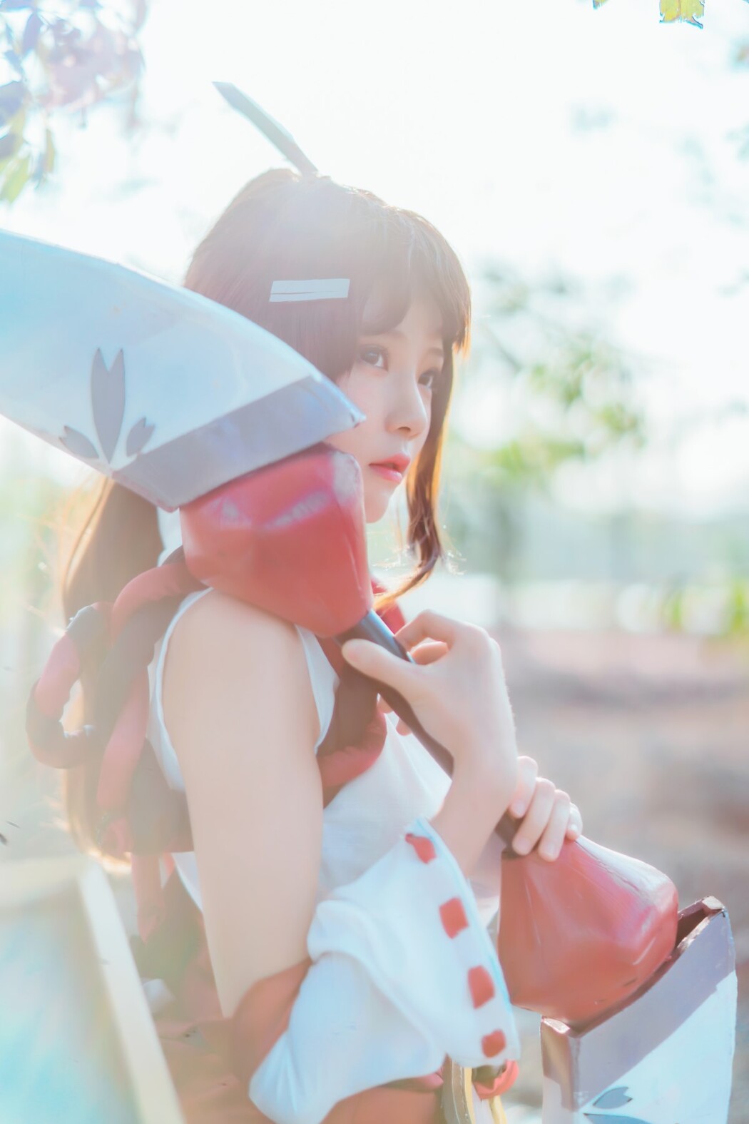 Coser@桜桃喵 Vol.127 花见巫女