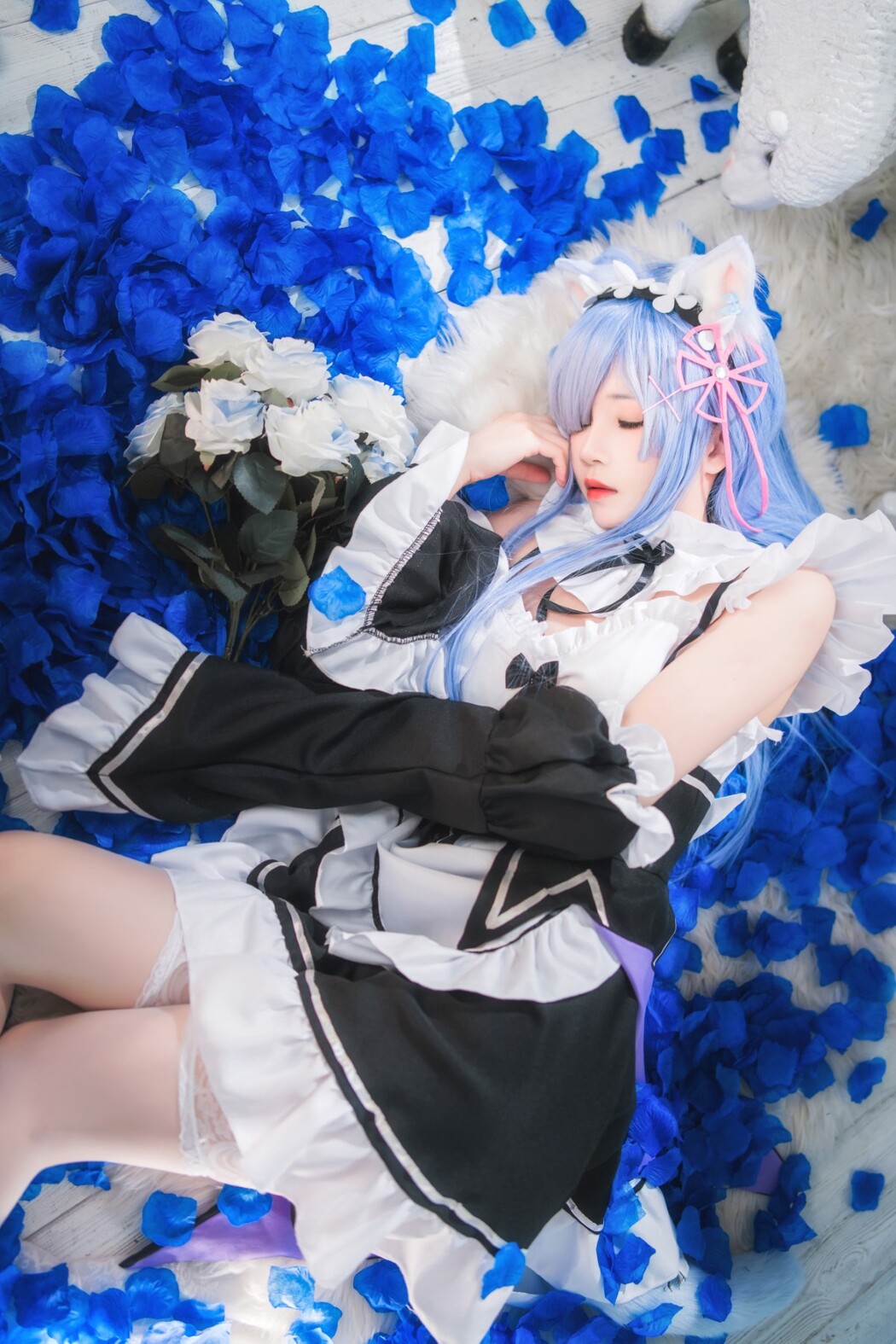 Coser@桜桃喵 Vol.125 长发蕾姆01