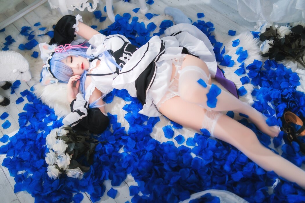 Coser@桜桃喵 Vol.125 长发蕾姆01