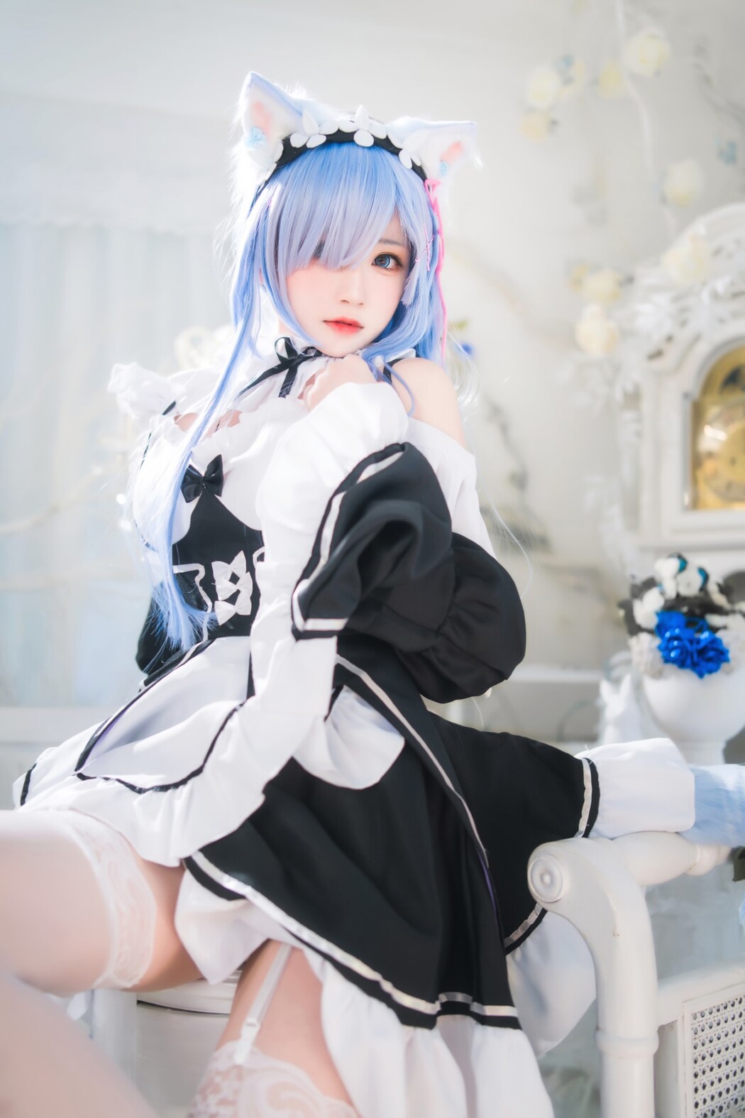 Coser@桜桃喵 Vol.125 长发蕾姆01