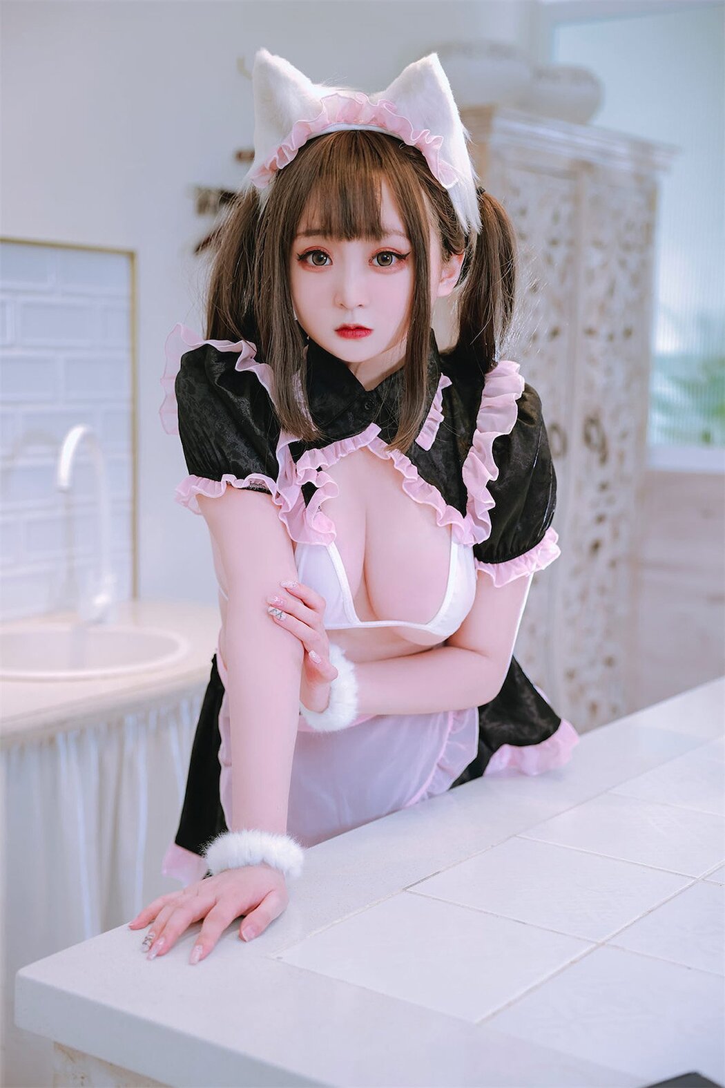 Coser@恩田直幸 Vol.025 猫耳黑粉女仆 Cover Photo