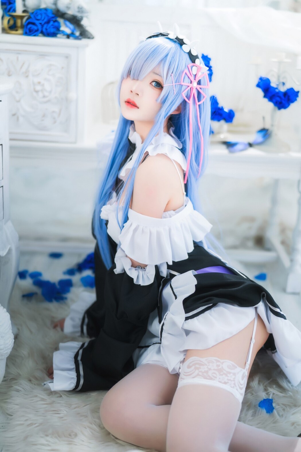 Coser@桜桃喵 Vol.125 长发蕾姆01