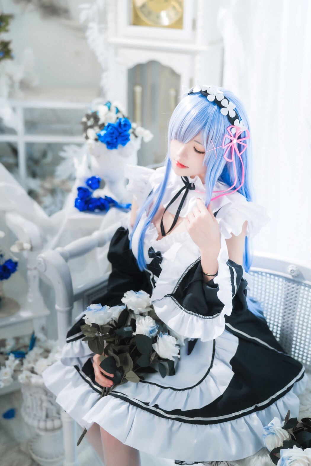 Coser@桜桃喵 Vol.125 长发蕾姆01