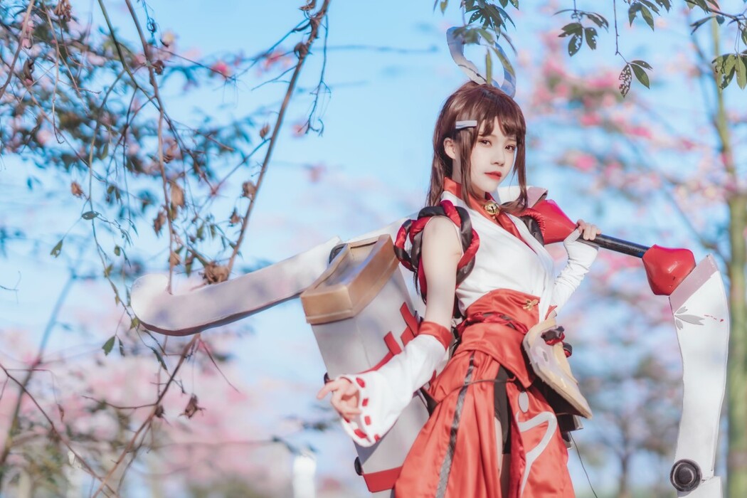 Coser@桜桃喵 Vol.127 花见巫女