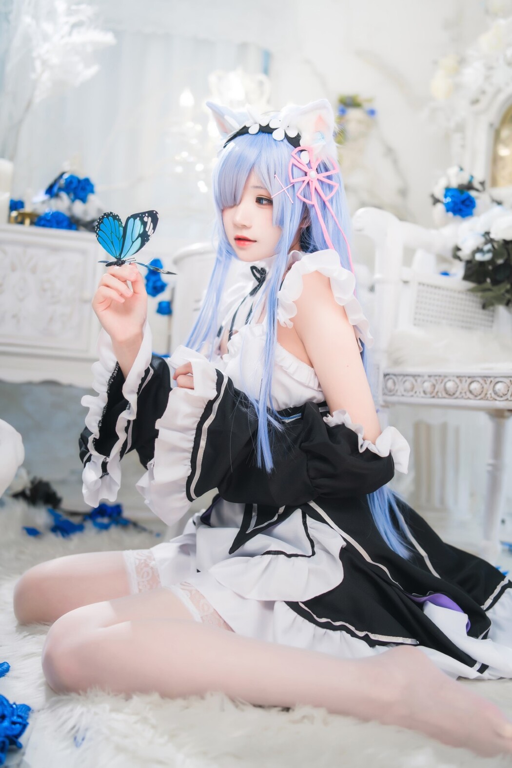 Coser@桜桃喵 Vol.125 长发蕾姆01