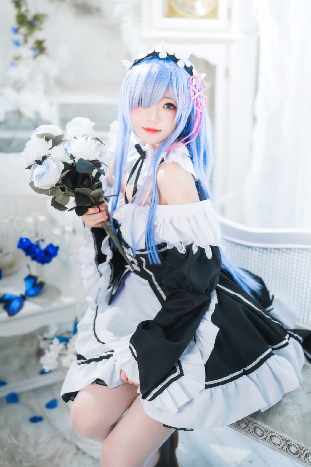 Coser@桜桃喵 Vol.125 长发蕾姆01