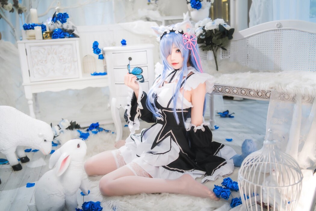 Coser@桜桃喵 Vol.125 长发蕾姆01